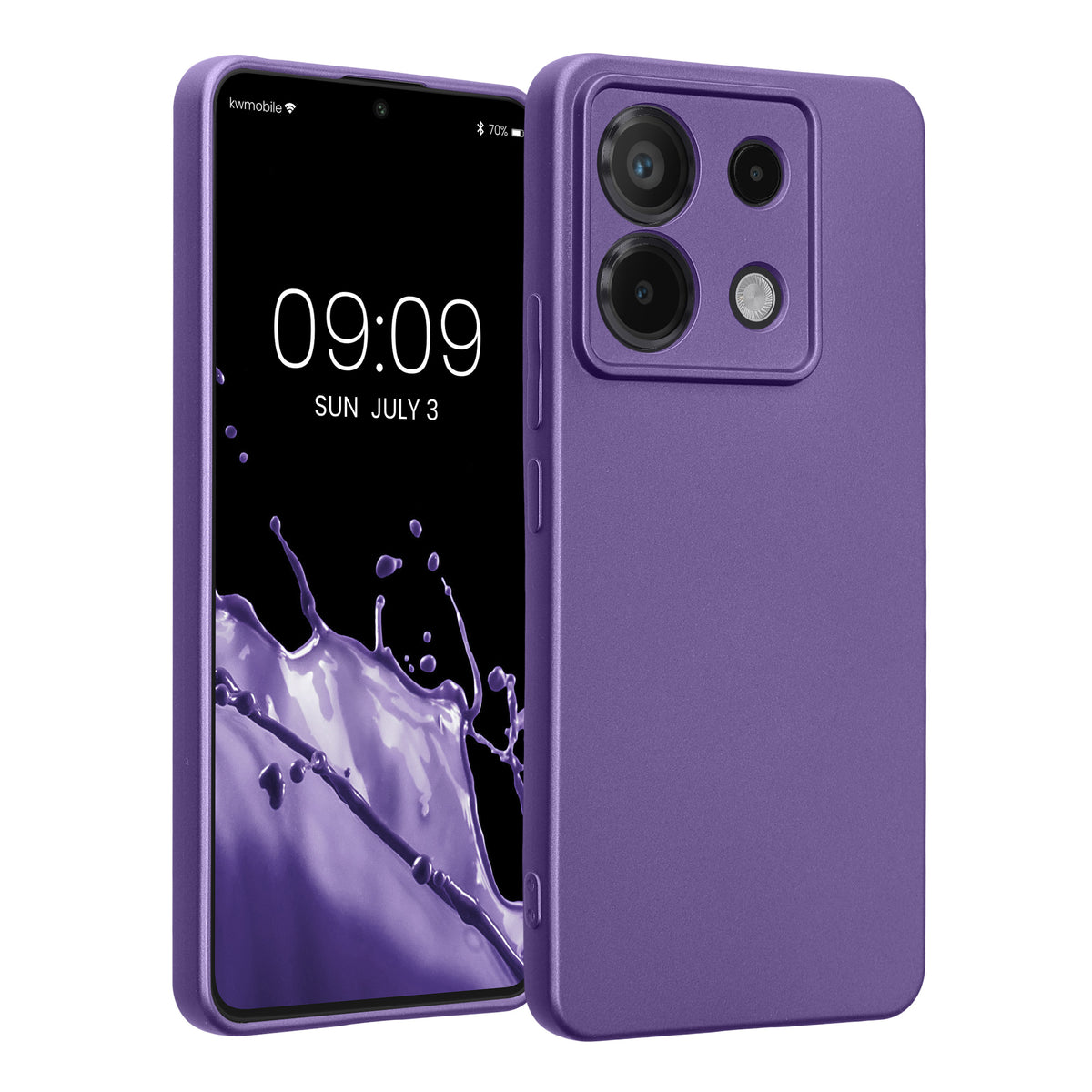 Handyhülle für Xiaomi Redmi Note 13 Pro 5G / Poco X6 5G metallisch