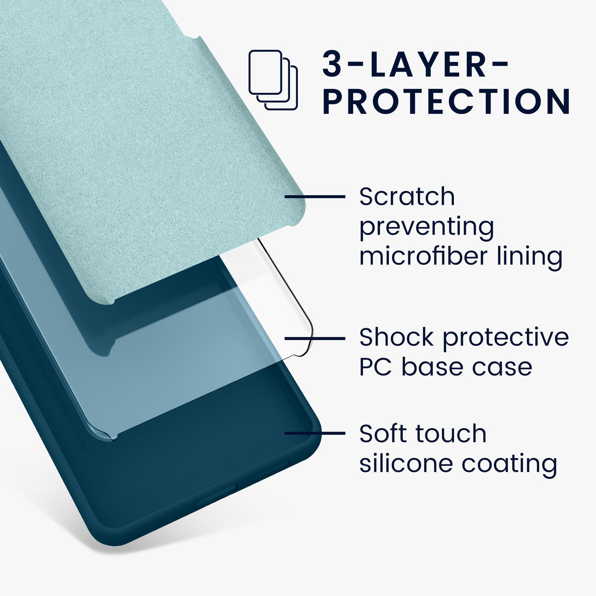 Silikon Handyhülle für Xiaomi Redmi Note 13 Pro 5G / Poco X6 5G