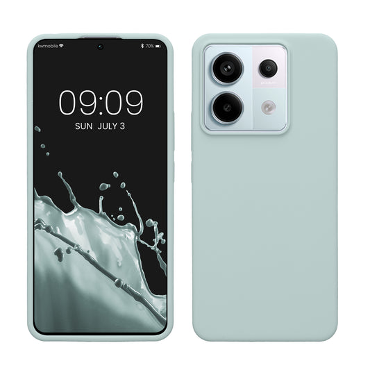 kwmobile Handyhülle für Xiaomi Redmi Note 13 Pro 5G / Poco X6 5G Hülle - Case Silikon - Kabelloses Laden - Schutzhülle Cover