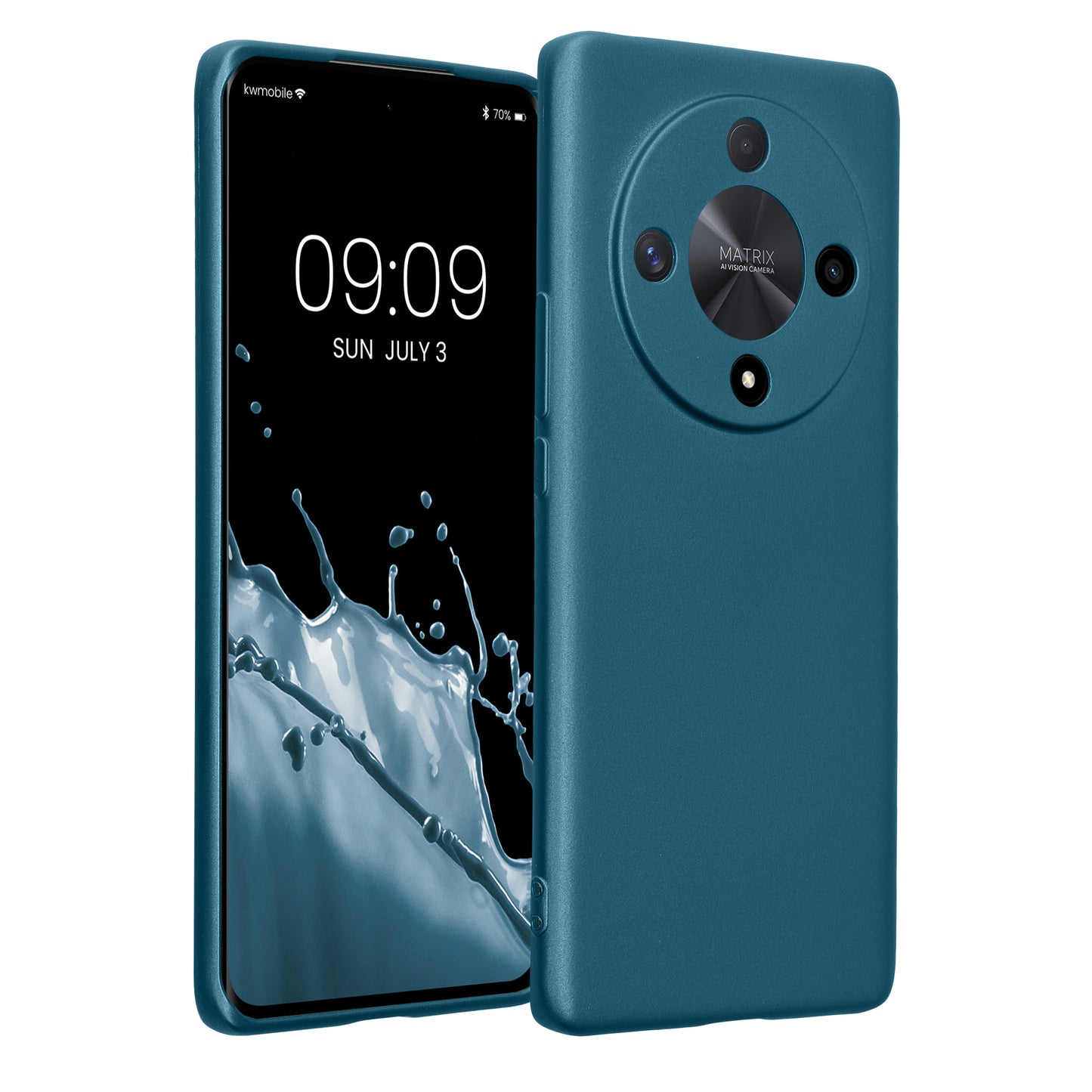 kwmobile Handyhülle für HONOR Magic6 Lite / X9b Hülle - Silikon Case - Schutzhülle Cover