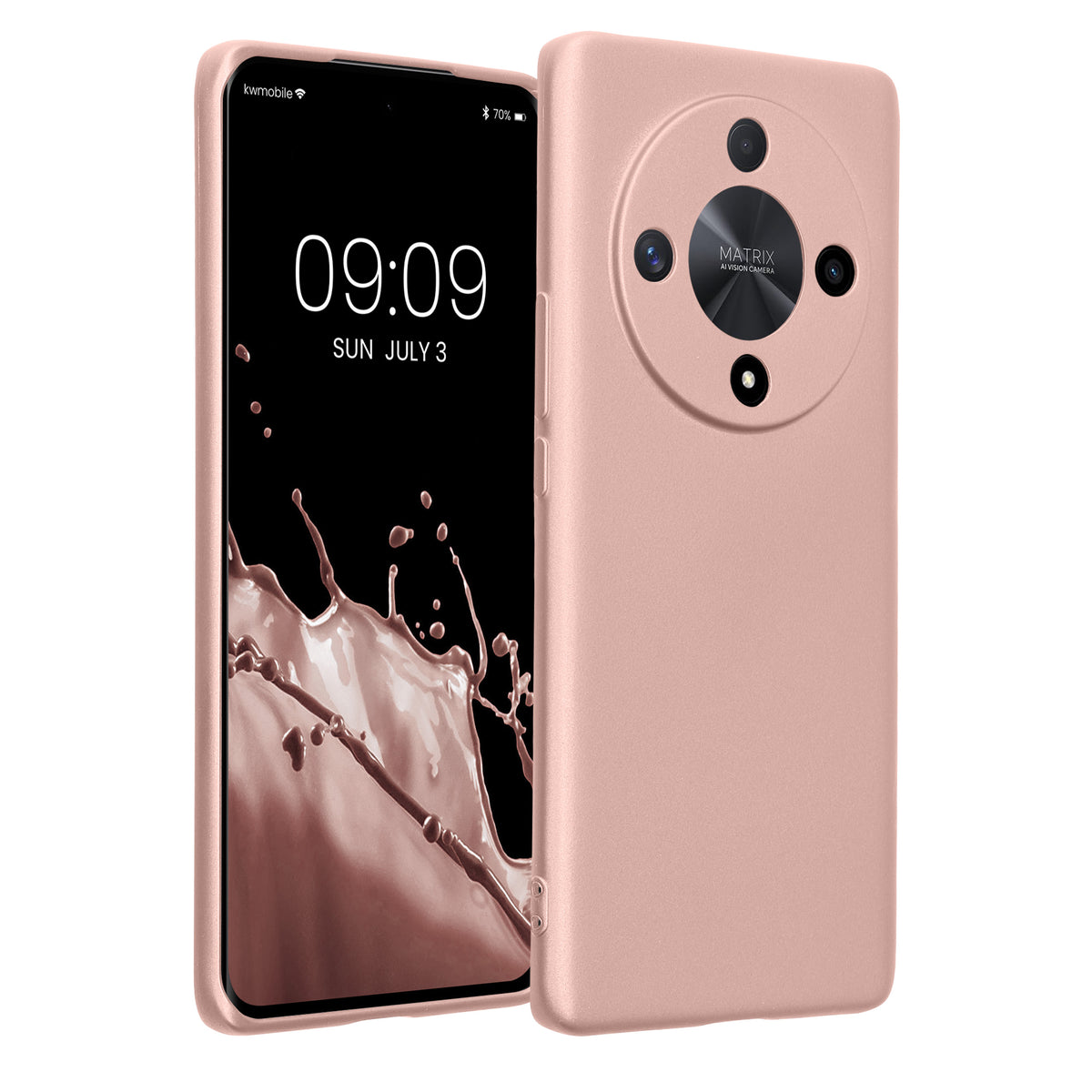 kwmobile Handyhülle für HONOR Magic6 Lite / X9b Hülle - Silikon Case - Schutzhülle Cover