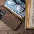 Holz Hardcase mit TPU Bumper für Xiaomi Redmi Note 13 Pro 5G / Poco X6 5G stoßfest