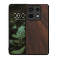Holz Hardcase mit TPU Bumper für Xiaomi Redmi Note 13 Pro 5G / Poco X6 5G stoßfest