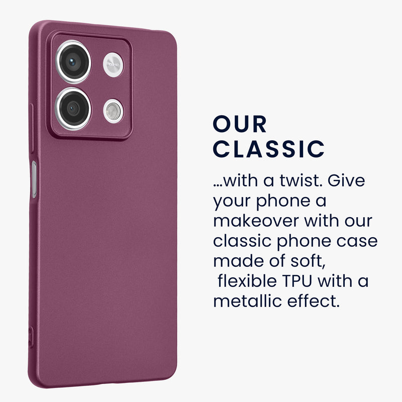 kwmobile Handyhülle für Xiaomi Redmi Note 13 5G Hülle - Silikon Case - Schutzhülle Cover