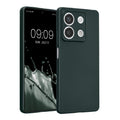 kwmobile Handyhülle für Xiaomi Redmi Note 13 5G Hülle - weiche Silikon Case metallisch schimmernd - Schutzhülle Cover - Metallic Petrol Metallic Petrol  