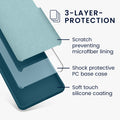 kwmobile Handyhülle für Xiaomi Redmi Note 13 5G Hülle - Case Silikon - Kabelloses Laden - Schutzhülle Cover
