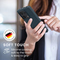 Gummierte Silikon Hülle für Xiaomi Redmi Note 13 Pro 4G in Dunkler Schiefer