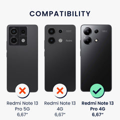 Gummierte Handyhülle für Xiaomi Redmi Note 13 Pro 4G