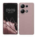 kwmobile Handyhülle für Xiaomi Redmi Note 13 Pro 4G Hülle - weiches Handy Silikon Case - Schutzhülle Cover - Nude Lilac Nude Lilac  