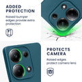 kwmobile Handyhülle für Xiaomi Poco M6 Pro (4G) Hülle - weiche Silikon Case metallisch schimmernd - Schutzhülle Cover