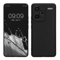 kwmobile Handyhülle für Xiaomi Redmi Note 13 Pro+ 5G / Redmi Note 13 Pro Plus 5G Hülle - weiches Handy Silikon Case - Schutzhülle Cover - Schwarz Schwarz  