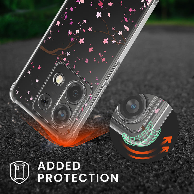 kwmobile Necklace Case kompatibel mit Xiaomi Redmi Note 13 Pro 5G / Poco X6 5G Hülle - Silikon Cover mit Handykette