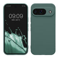 kwmobile Handyhülle für Google Pixel 9 Hülle - weiches Handy Silikon Case - Schutzhülle Cover - Blaugrün Blaugrün  