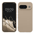 kwmobile Handyhülle für Google Pixel 9 Hülle - weiches Handy Silikon Case - Schutzhülle Cover - Creme matt Creme matt  