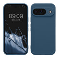 kwmobile Handyhülle für Google Pixel 9 Hülle - weiches Handy Silikon Case - Schutzhülle Cover - Marineblau Marineblau  