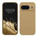 kwmobile Handyhülle für Google Pixel 9 Hülle - weiches Handy Silikon Case - Schutzhülle Cover - Bräunlichgrau Bräunlichgrau  