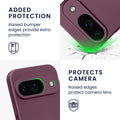 kwmobile Handyhülle für Google Pixel 9 Hülle - weiche Silikon Case metallisch schimmernd - Schutzhülle Cover