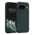 kwmobile Handyhülle für Google Pixel 9 Hülle - weiche Silikon Case metallisch schimmernd - Schutzhülle Cover - Metallic Petrol Metallic Petrol  