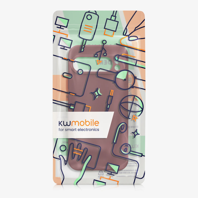 kwmobile Handyhülle für Google Pixel 9 Pro XL Hülle - weiches Handy Silikon Case - Schutzhülle Cover