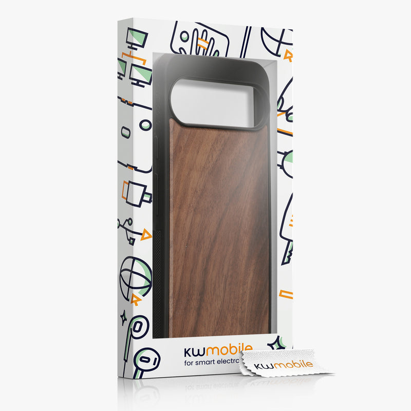 kwmobile Handyhülle für Google Pixel 9 Pro XL Hülle - Case mit TPU Bumper - Stoßfestes Hardcase - Schutzhülle Cover