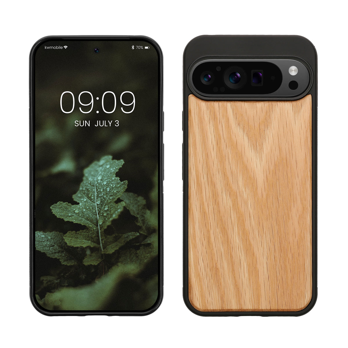 kwmobile Handyhülle für Google Pixel 9 Pro XL Hülle - Case mit TPU Bumper - Stoßfestes Hardcase - Schutzhülle Cover
