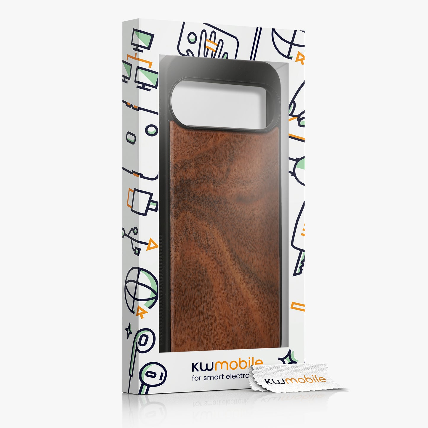 kwmobile Handyhülle für Google Pixel 9 Pro XL Hülle - Case mit TPU Bumper - Stoßfestes Hardcase - Schutzhülle Cover