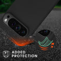 kwmobile Necklace Case kompatibel mit Google Pixel 9 / Pixel 9 Pro Hülle - Cover mit Kordel zum Umhängen - Silikon Schutzhülle