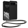 kwmobile Necklace Case kompatibel mit Google Pixel 9 / Pixel 9 Pro Hülle - Cover mit Kordel zum Umhängen - Silikon Schutzhülle