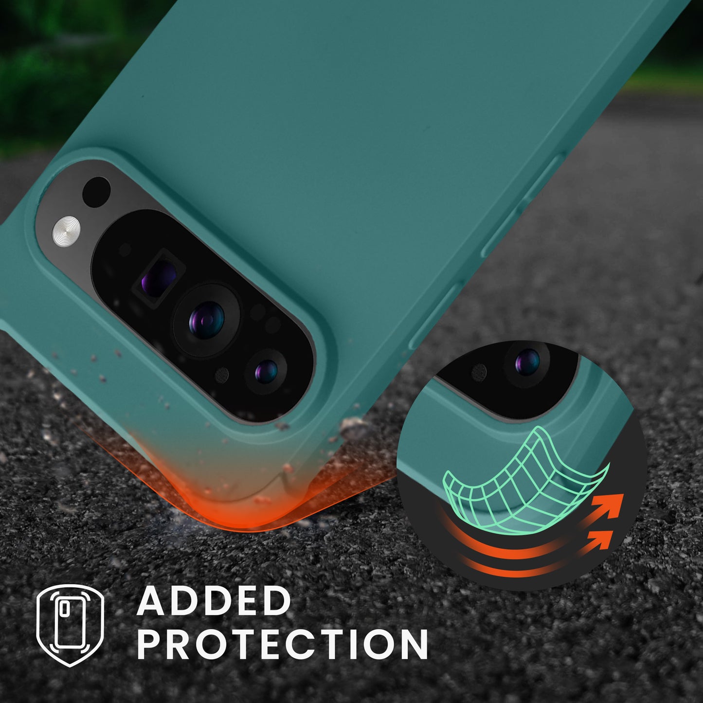 kwmobile Necklace Case kompatibel mit Google Pixel 9 / Pixel 9 Pro Hülle - Cover mit Kordel zum Umhängen - Silikon Schutzhülle