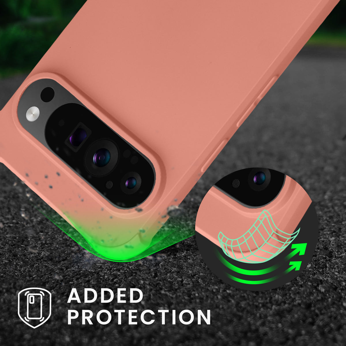 kwmobile Necklace Case kompatibel mit Google Pixel 9 / Pixel 9 Pro Hülle - Cover mit Kordel zum Umhängen - Silikon Schutzhülle