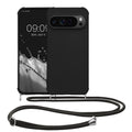 kwmobile Necklace Case kompatibel mit Google Pixel 9 Pro XL Hülle - Cover mit Kordel zum Umhängen - Silikon Schutzhülle