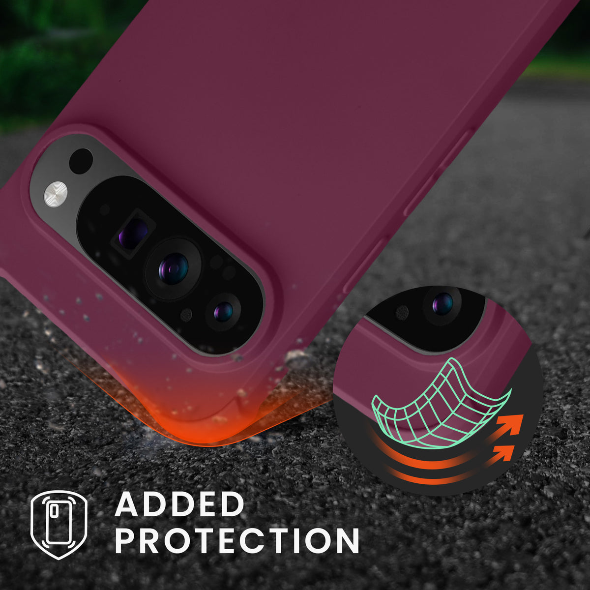 kwmobile Necklace Case kompatibel mit Google Pixel 9 Pro XL Hülle - Cover mit Kordel zum Umhängen - Silikon Schutzhülle