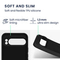 kwmobile Slim Case kompatibel mit Google Pixel 9 Pro XL Hülle - Handyhülle aus Silikon