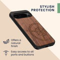 kwmobile Handyhülle für Google Pixel 9 Pro XL Hülle - Case mit TPU Bumper - Stoßfestes Hardcase - Schutzhülle Cover