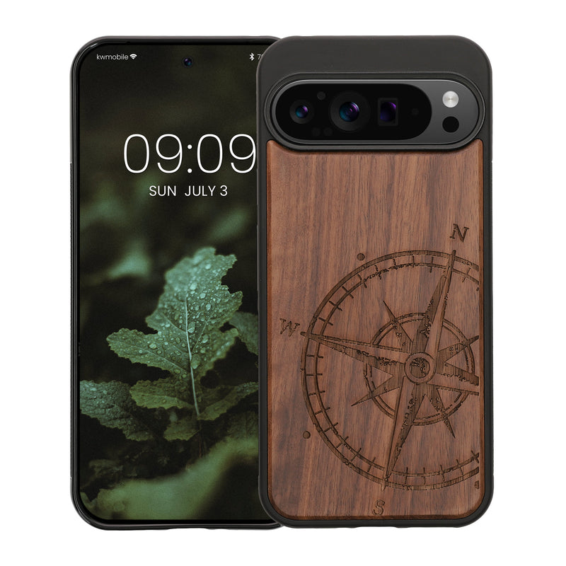 kwmobile Handyhülle für Google Pixel 9 Pro XL Hülle - Case mit TPU Bumper - Stoßfestes Hardcase - Schutzhülle Cover