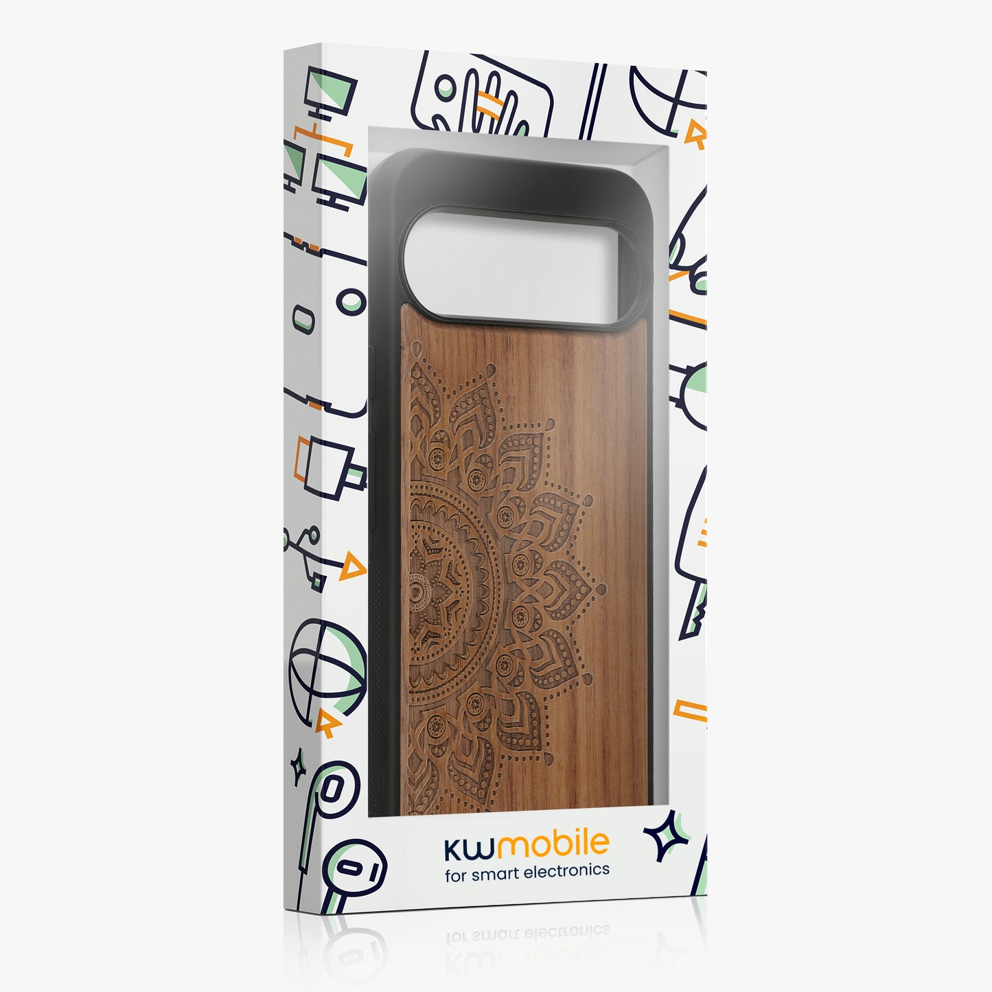 kwmobile Handyhülle für Google Pixel 9 Pro XL Hülle - Case mit TPU Bumper - Stoßfestes Hardcase - Schutzhülle Cover