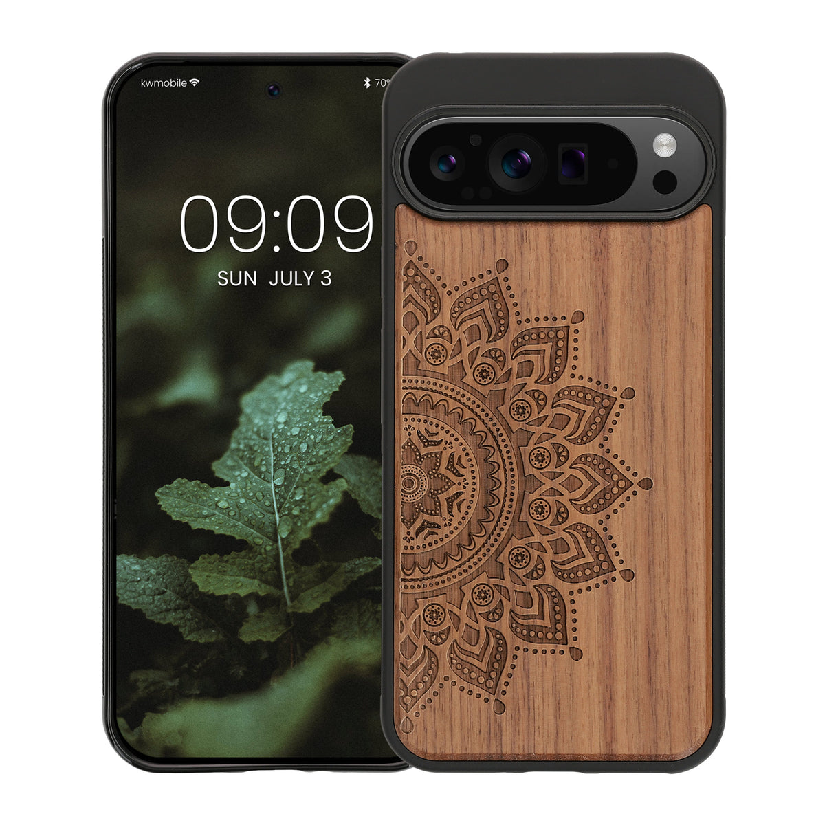 kwmobile Handyhülle für Google Pixel 9 Pro XL Hülle - Case mit TPU Bumper - Stoßfestes Hardcase - Schutzhülle Cover