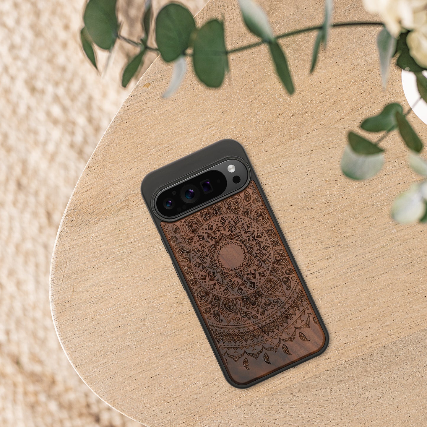 kwmobile Handyhülle für Google Pixel 9 Pro XL Hülle - Case mit TPU Bumper - Stoßfestes Hardcase - Schutzhülle Cover