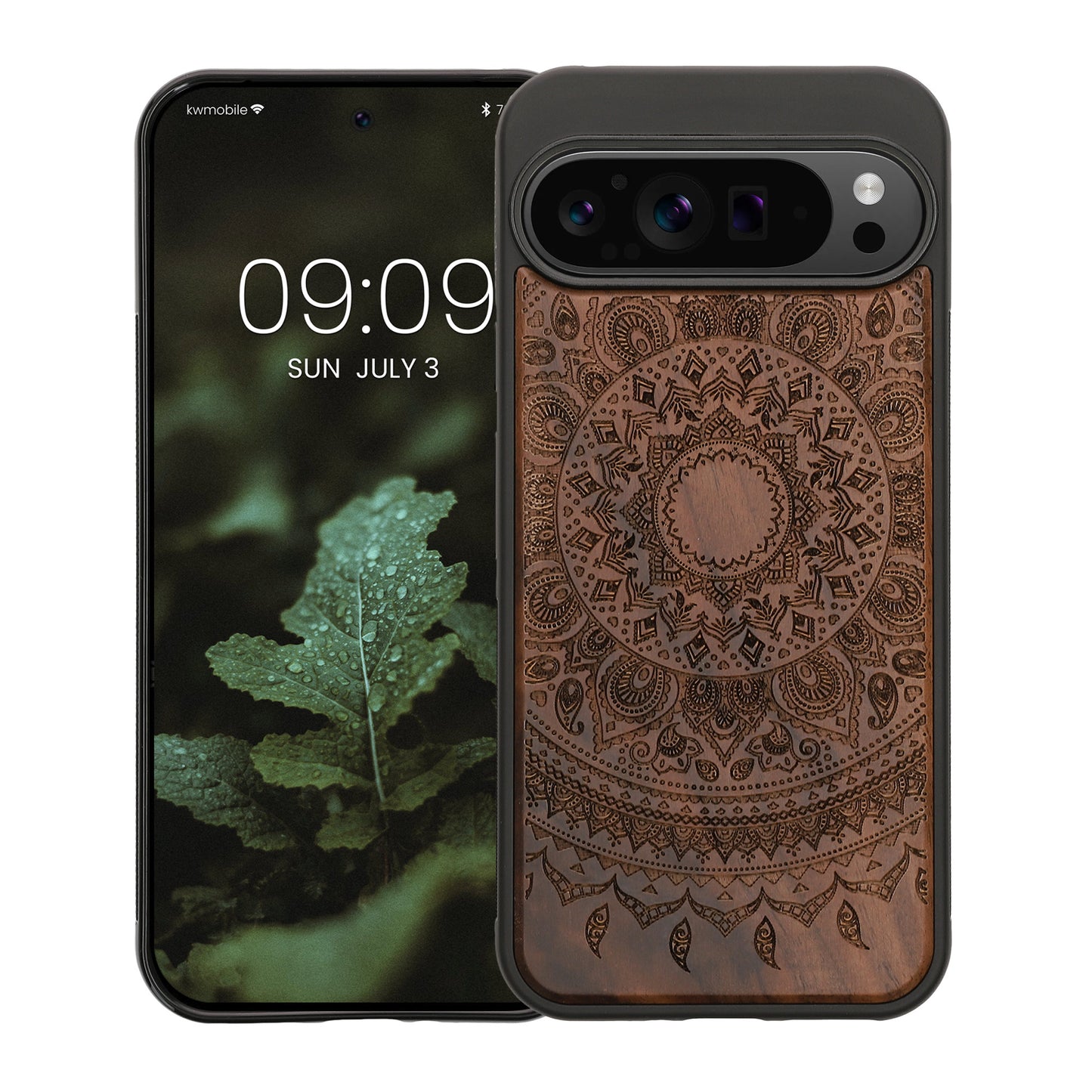 kwmobile Handyhülle für Google Pixel 9 Pro XL Hülle - Case mit TPU Bumper - Stoßfestes Hardcase - Schutzhülle Cover