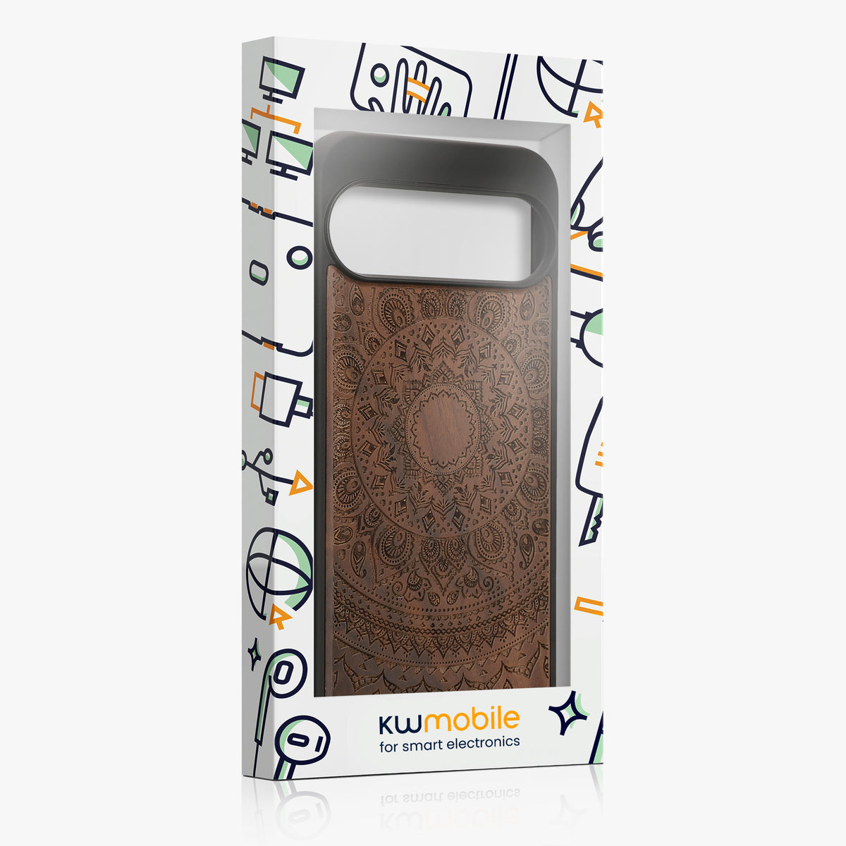 kwmobile Handyhülle für Google Pixel 9 Pro XL Hülle - Case mit TPU Bumper - Stoßfestes Hardcase - Schutzhülle Cover