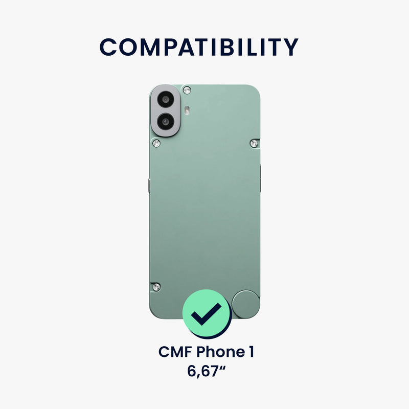 kwmobile Handyhülle für CMF Phone 1 Hülle - weiches Handy Silikon Case - Schutzhülle Cover