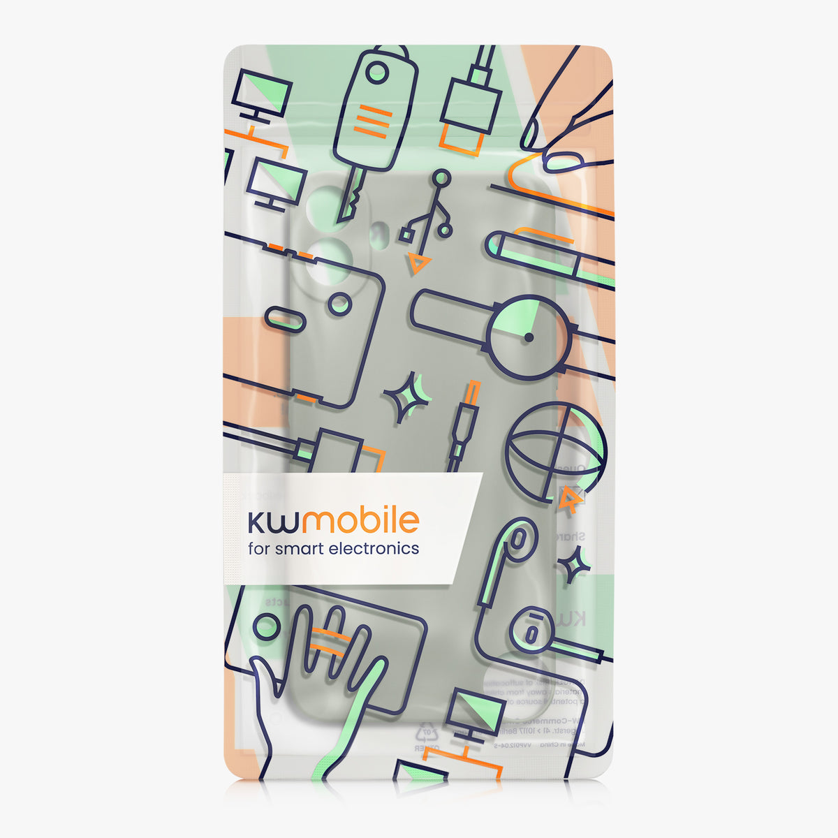 kwmobile Handyhülle für CMF Phone 1 Hülle - weiches Handy Silikon Case - Schutzhülle Cover