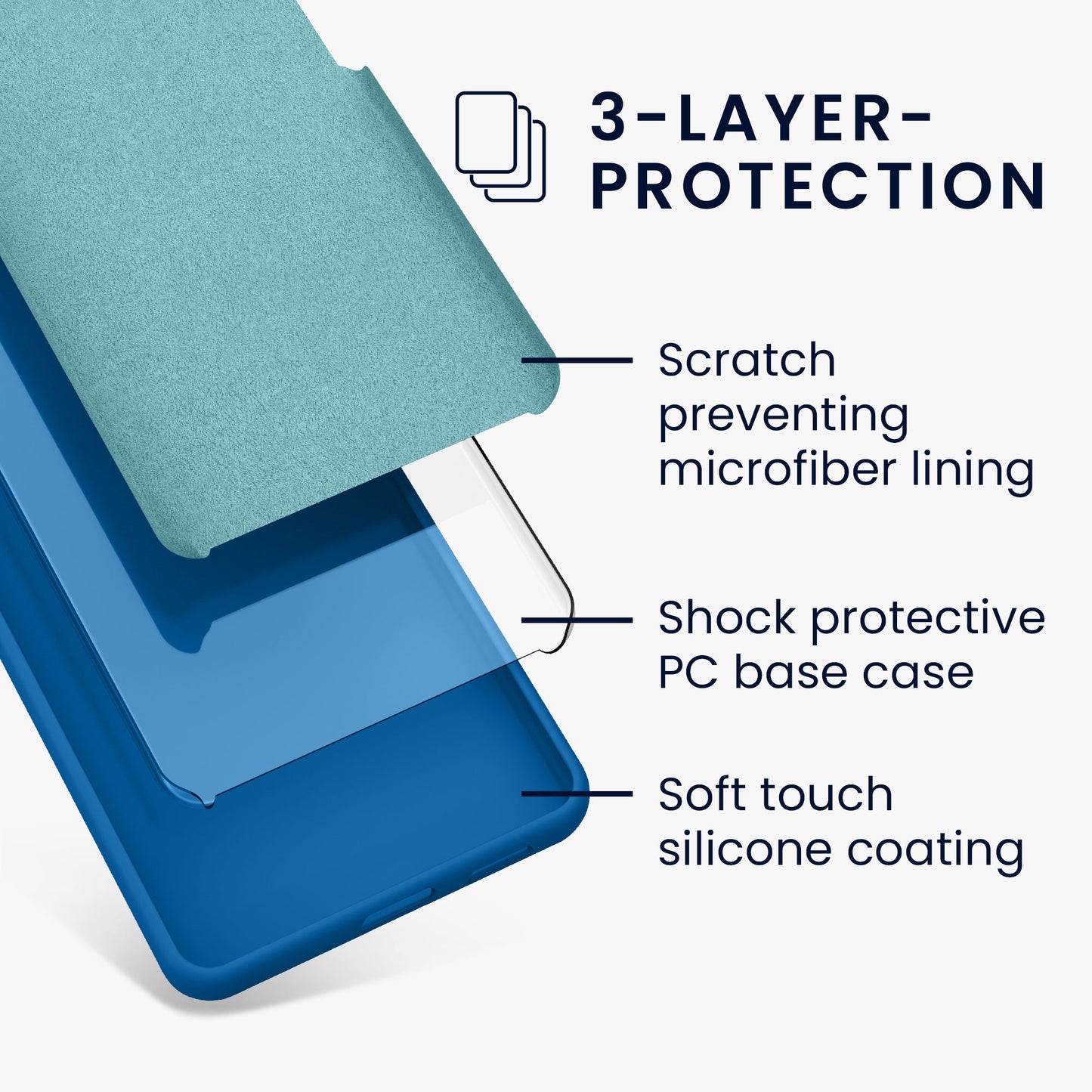 kwmobile Handyhülle für Google Pixel 9a Hülle, für Pixel 9a Case - Hülle Silikon - kabelloses Laden