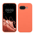 kwmobile Handyhülle für Google Pixel 9a Hülle, für Pixel 9a Case - Hülle Silikon - kabelloses Laden - Leuchtende Koralle Leuchtende Koralle  