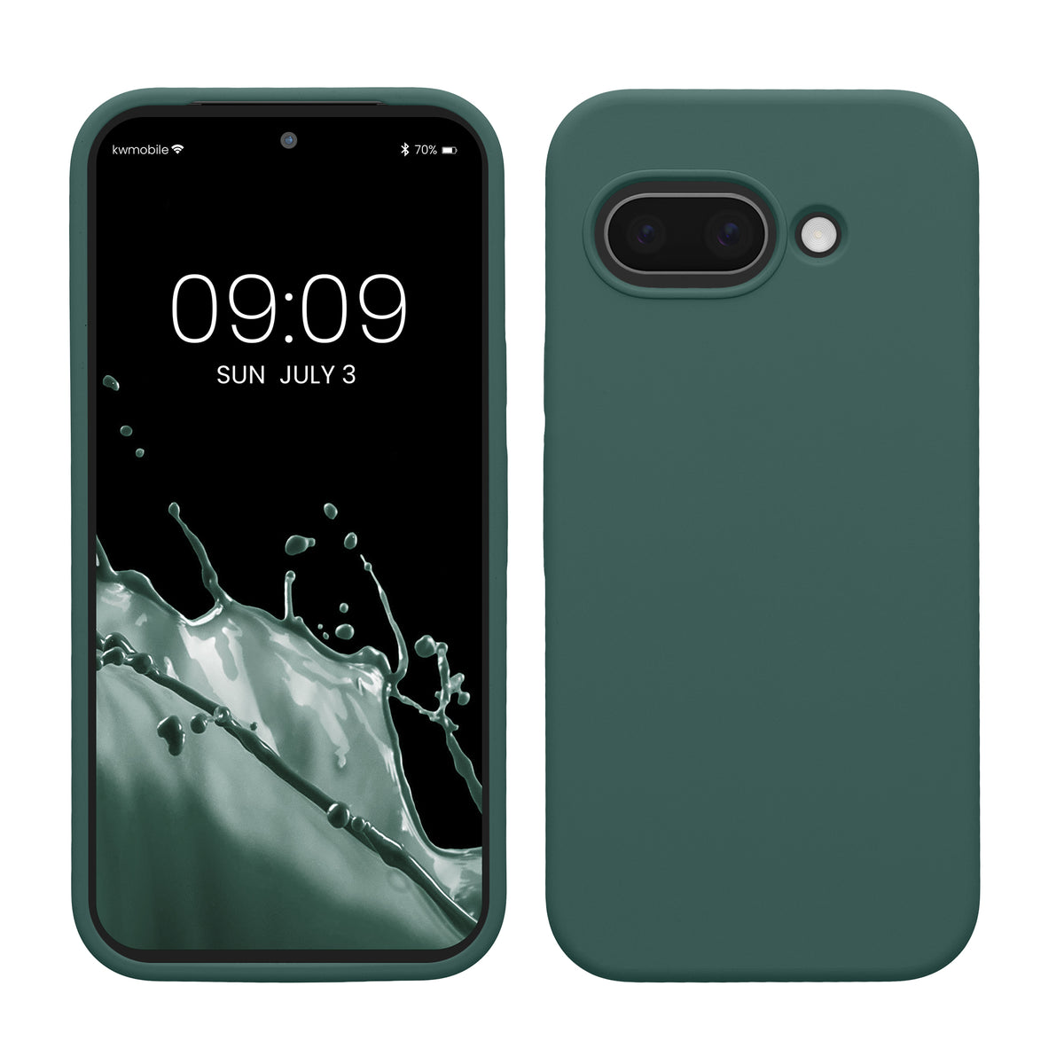 kwmobile Handyhülle für Google Pixel 9a Hülle, für Pixel 9a Case - Hülle Silikon - kabelloses Laden
