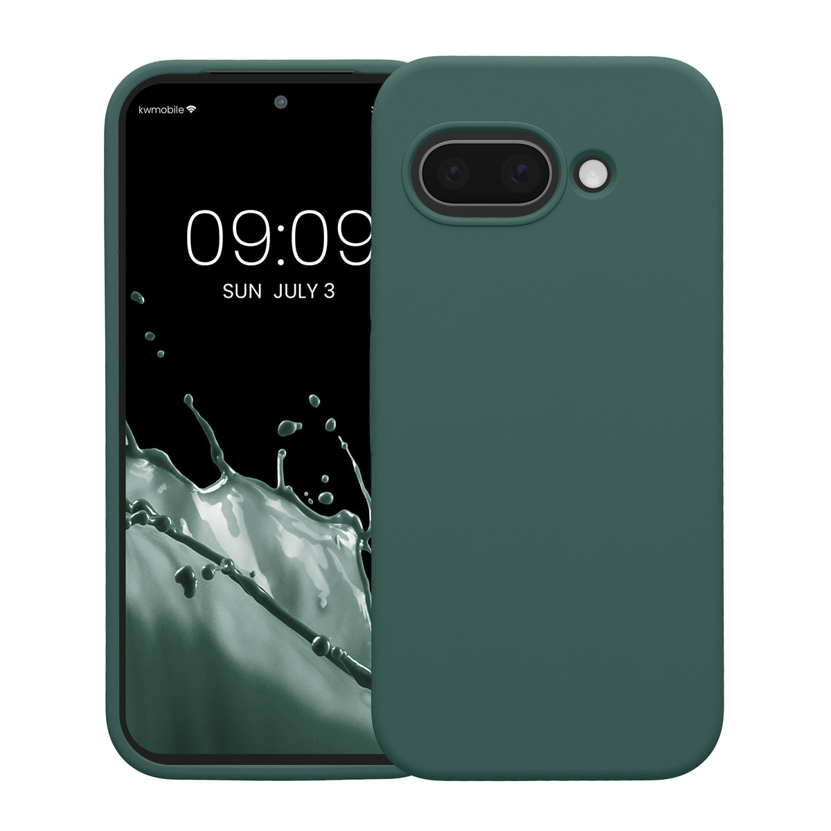 kwmobile Handyhülle für Google Pixel 9a Hülle, für Pixel 9a Case - Hülle Silikon - kabelloses Laden