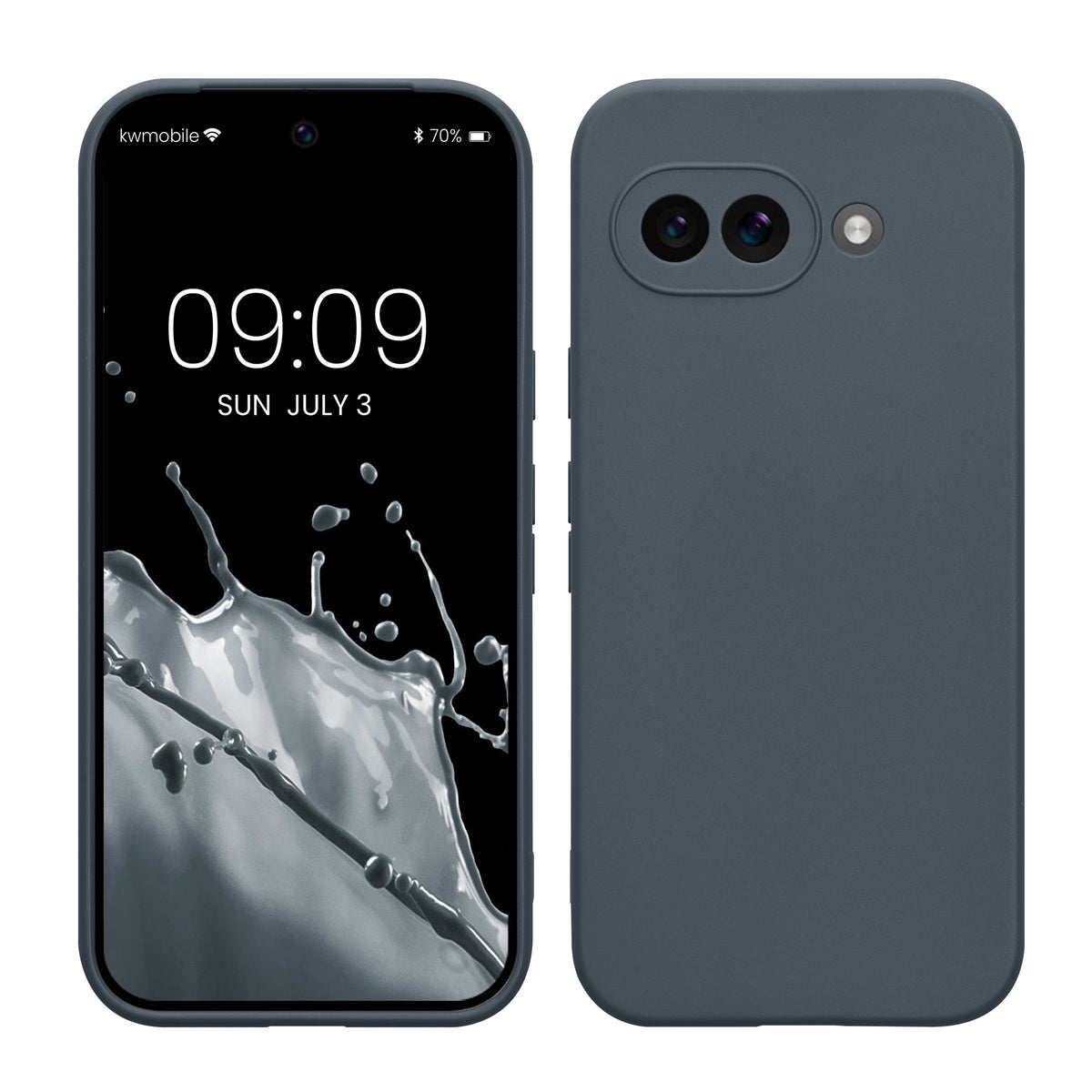 kwmobile Handyhülle für Google Pixel 9a Hülle - weiches Handy Silikon Case - Schutzhülle Cover