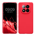 kwmobile Handyhülle für Xiaomi Redmi Note 14 Pro+ 5G / Redmi Note 14 Pro Plus 5G Hülle - weiches Handy Silikon Case - Schutzhülle Cover - Neon Pink Neon Pink  