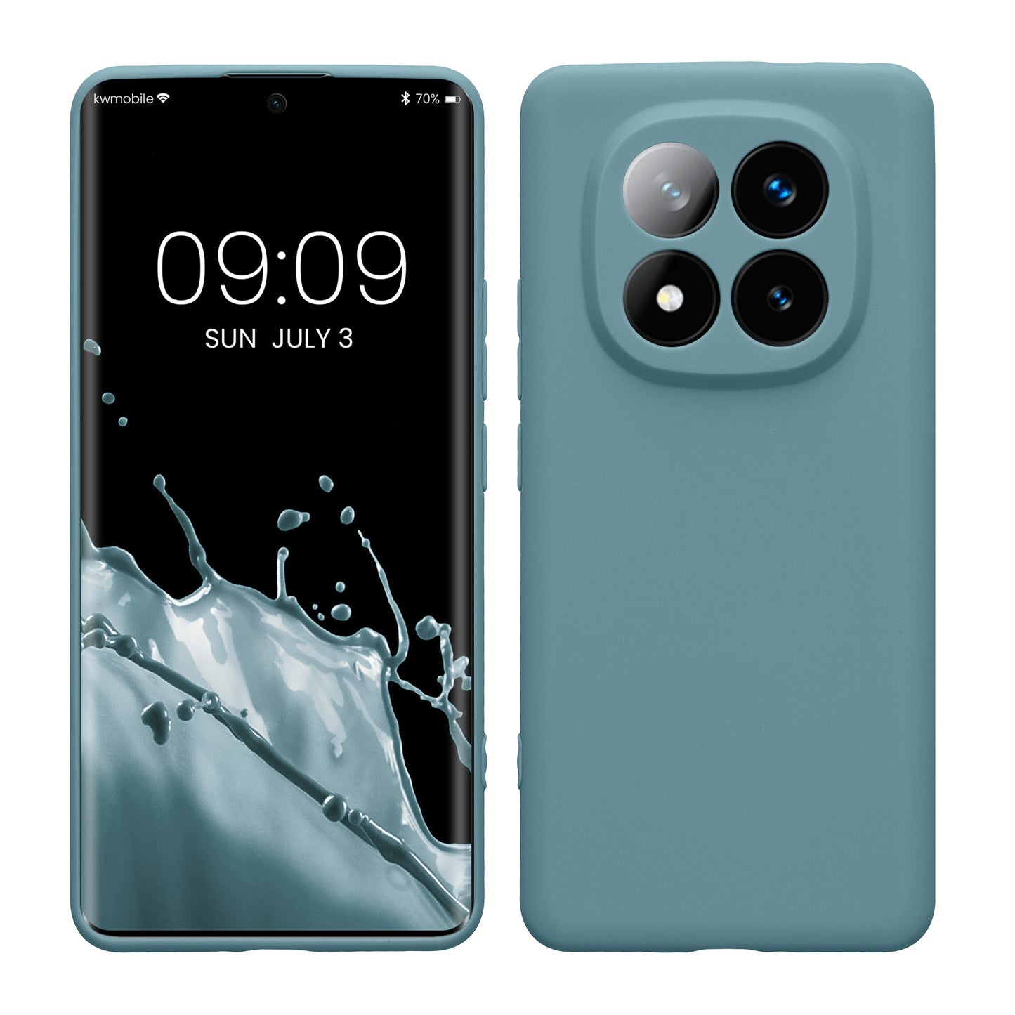 kwmobile Handyhülle für Xiaomi Redmi Note 14 Pro+ 5G / Redmi Note 14 Pro Plus 5G Hülle - weiches Handy Silikon Case - Schutzhülle Cover - Antique Stone Antique Stone  