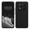 kwmobile Handyhülle für Xiaomi Redmi Note 14 Pro 5G / Redmi Note 14 Pro+ 5G / Poco X7 Hülle - Case Silikon - Kabelloses Laden - Schutzhülle Cover in Schwarz Schwarz  